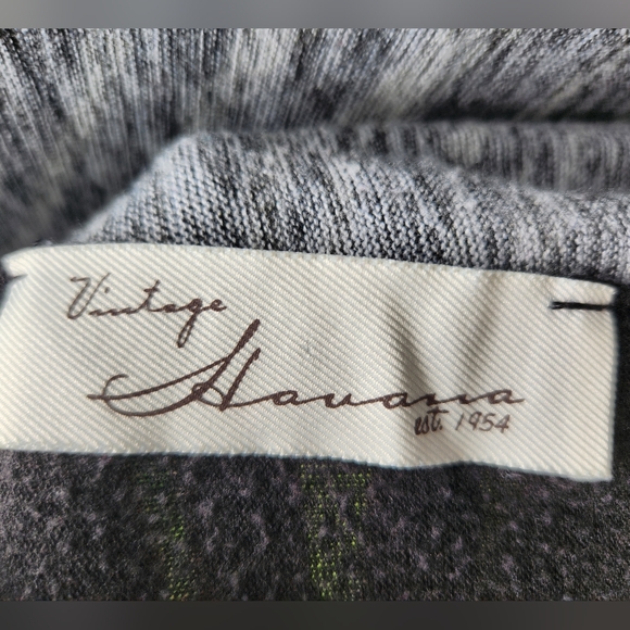 South Moon Under Vintage Havana zebra print yoga top with open back- Sz Large - Picture 3 of 4